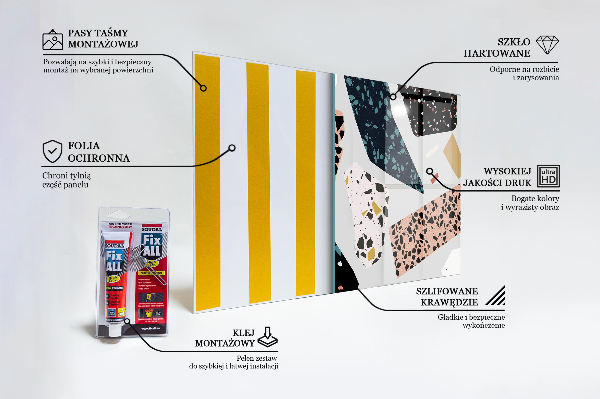 Nástenný panel  Terrazzo terrazzo granit