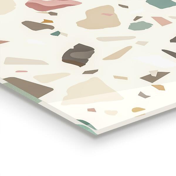 Nástenný panel  Béžové terrazzo terrazzo