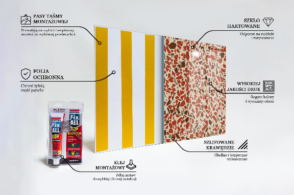 Nástenný panel  Štruktúra terazzového kameňa