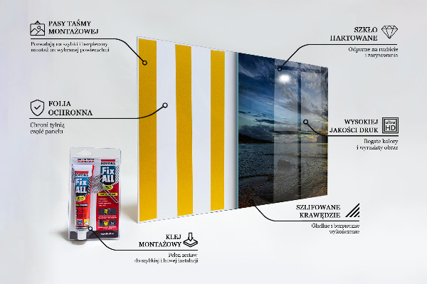 Nástenný panel  Západ slnka pri mori