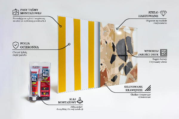 Nástenný panel  Prírodný kameň terrazzo