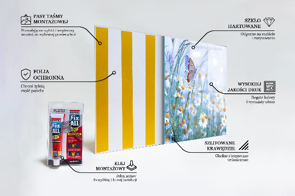 Nástenný panel  Letný kvet lúčneho motýľa