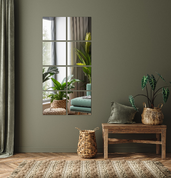 Zrkadlové dlaždice 6 ks 30x30 cm