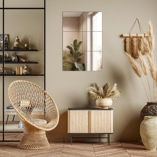 Zrkadlové dlaždice 6 ks 30x30 cm