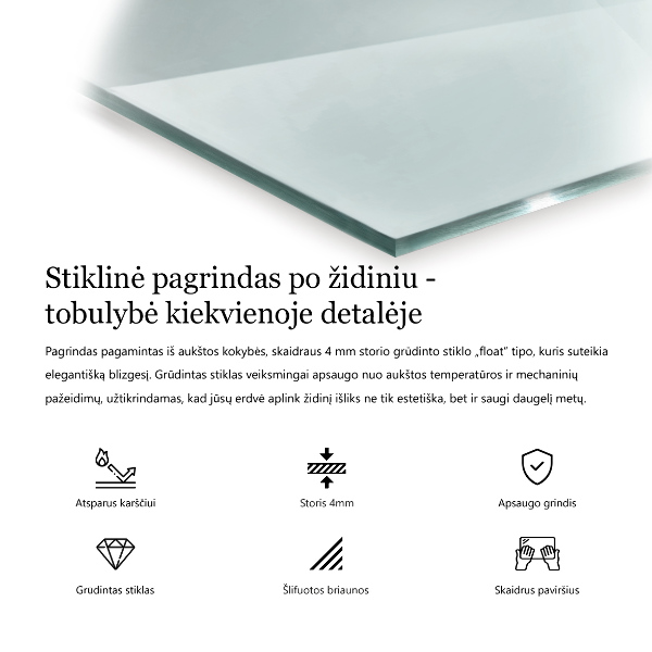 Podložka pod krb obdĺžniková h40