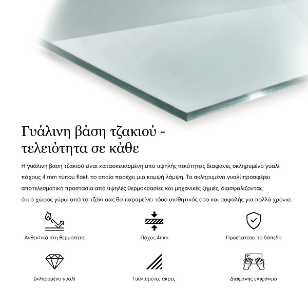 Nehorľavá podložka pred krb štvorcová 50x50 cm