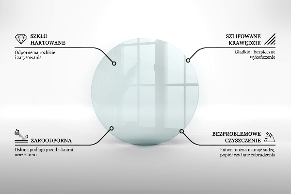 Sklo pod krb obdĺžnikový fi80 cm