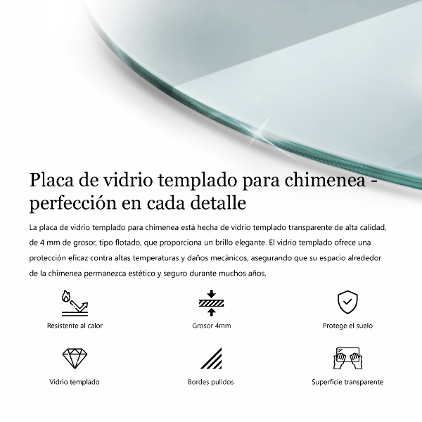 Podložka pod kachle obdĺžniková fi90 cm