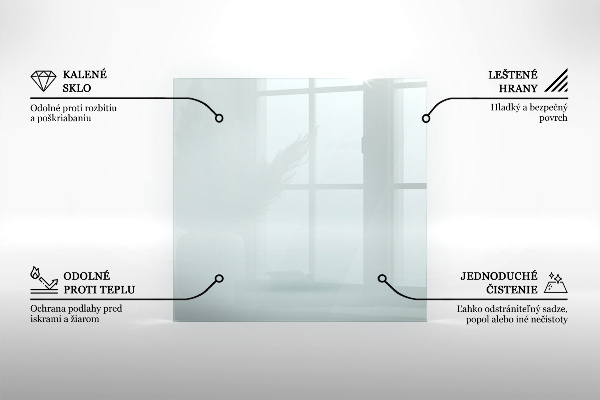 Sklo pod krb obdĺžnikový 100x50 cm