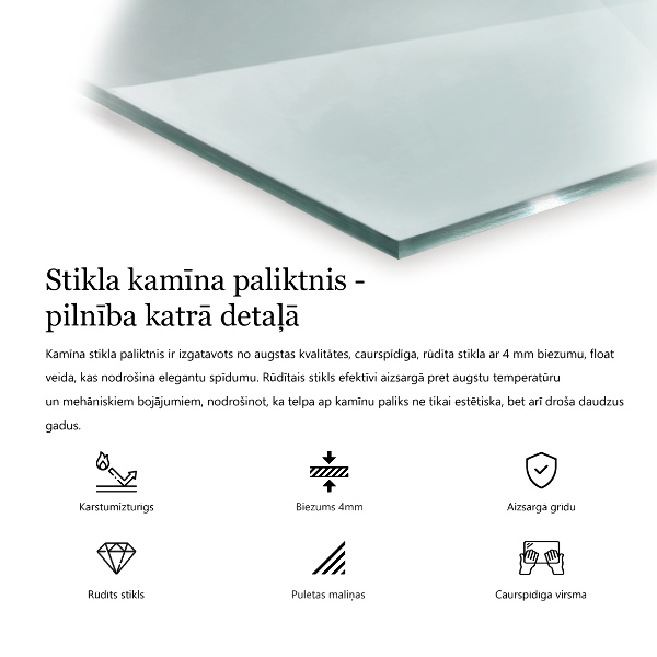 Podložka pod kachle obdĺžniková 100x70 cm