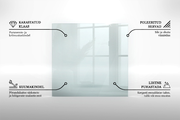 Podložka pod kachle obdĺžniková 100x70 cm