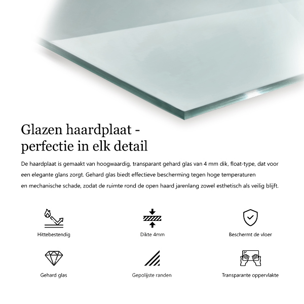 Podložka pod kachle obdĺžniková 120x60 cm