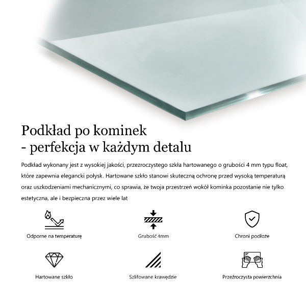 Podložka pod kachle obdĺžniková 120x60 cm