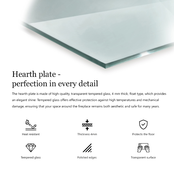 Podložka pod kachle obdĺžniková 120x60 cm