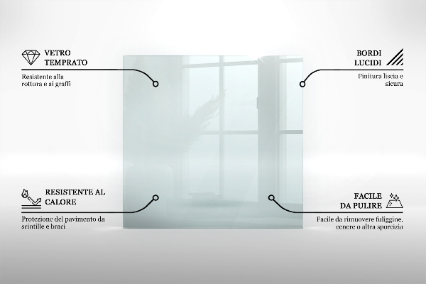 Podložka pod kachle obdĺžnikový 60x40 cm