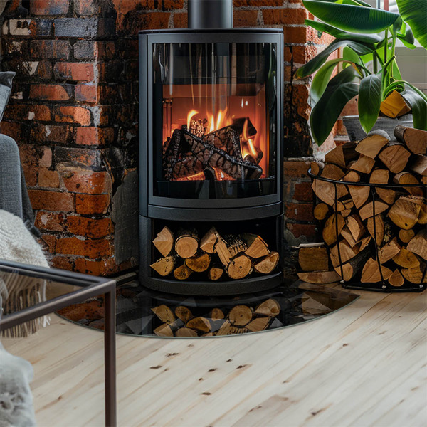 Podložka pod krbové kachle Trojrozmerná geometria