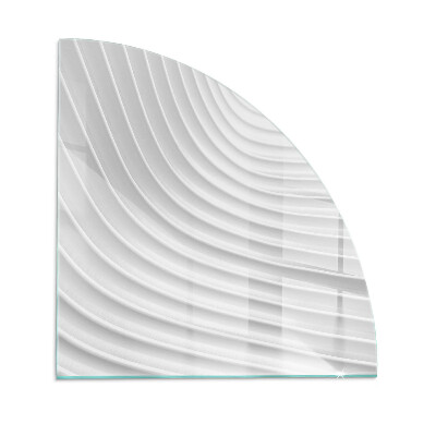 Sklenená podložka pod krb Vlny jemných línií