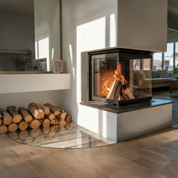 Podložka pod krbové kachle Textúra drevených dosiek