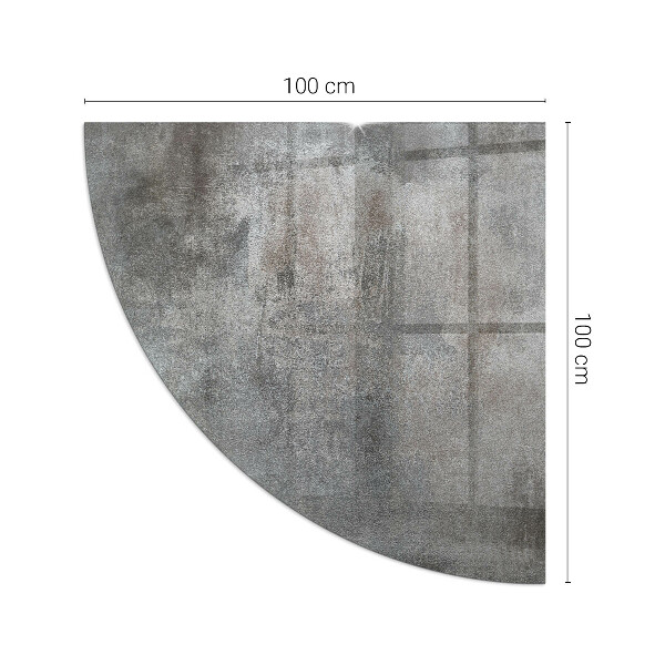 Sklenená podložka pod krbové kachle Surová povrchová textúra