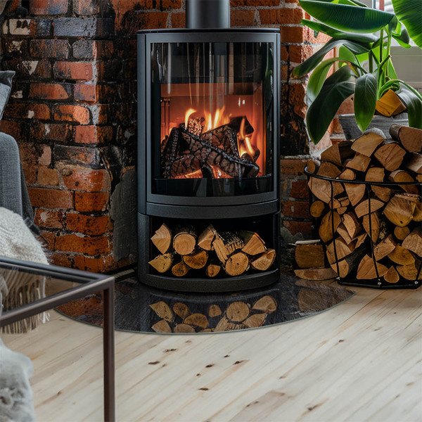 Podložka pod krbové kachle Textúra povrchu kameňa