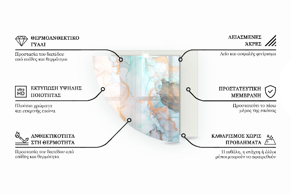 Sklenená podložka pod krbové kachle 3D geometrický vzor