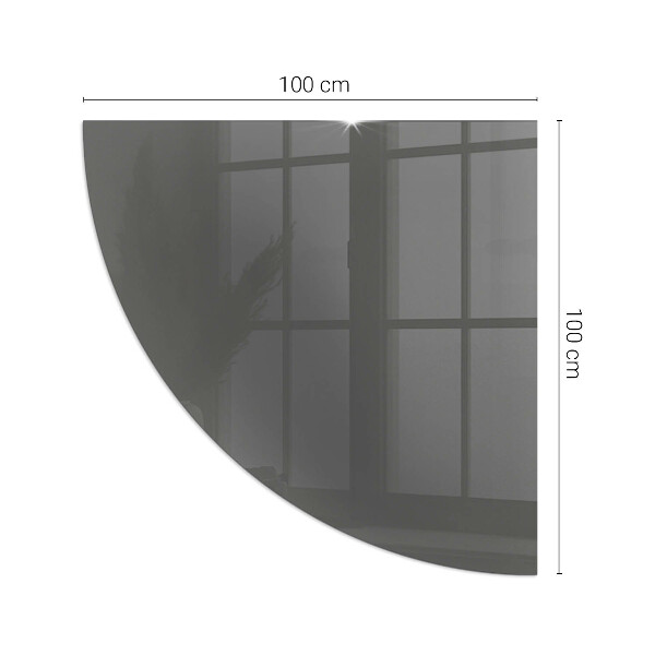 Sklenená podložka pod krbové kachle Farba: Šedohnedá