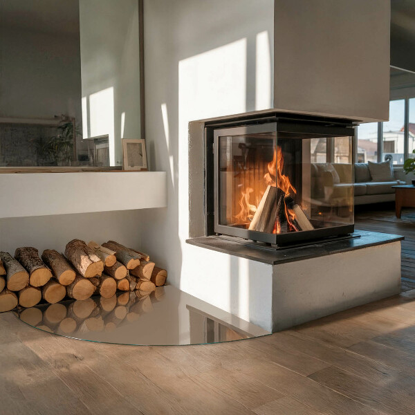 Sklenená podložka pod krb Farba Hnedá