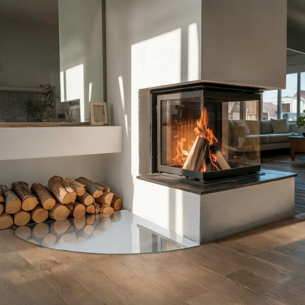 Podložka pod krbové kachle Farba sivá