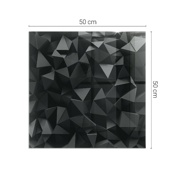 Štvorcová podložka pod krb Trojrozmerná geometria