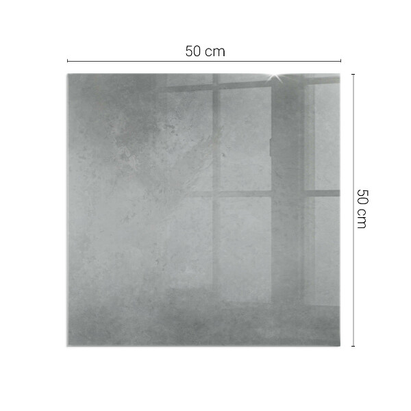 Štvorcová podložka pod kachle Betónová textúra s efektom