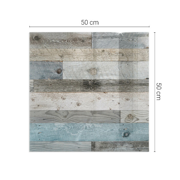 Štvorcová podložka pod kachle Dosky v rôznych odtieňoch