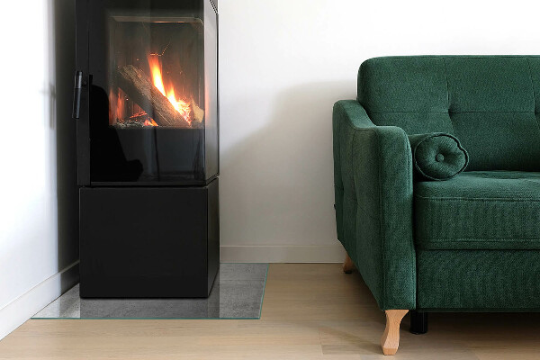 Štvorcová podložka pod kachle Textúra surového betónu