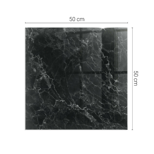 Štvorcová podložka pod krb Elegantný mramorový vzor