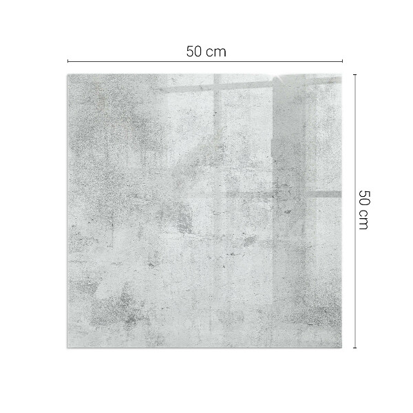 Štvorcová podložka pod krb Textúra surového betónu