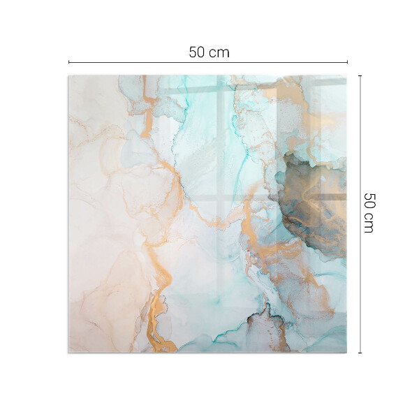 Štvorcová podložka pod kachle Abstraktný tekutý vzor