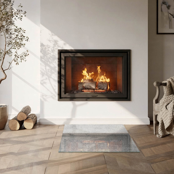 Štvorcová podložka pod kachle Textúra surového betónu