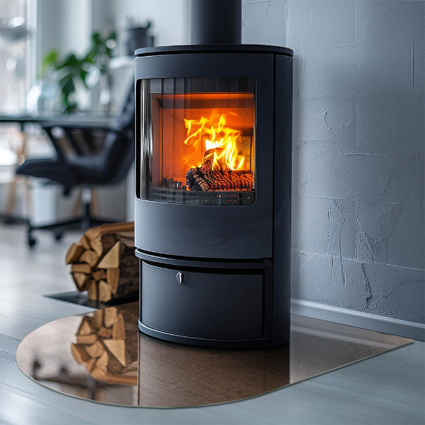 Podložka pod kachle Vzor prírodného dreva