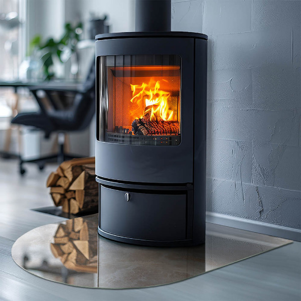 Podložka pod kachle Vzor z prírodného kameňa