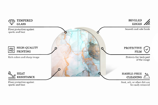 Podložka pod krb Surová povrchová textúra