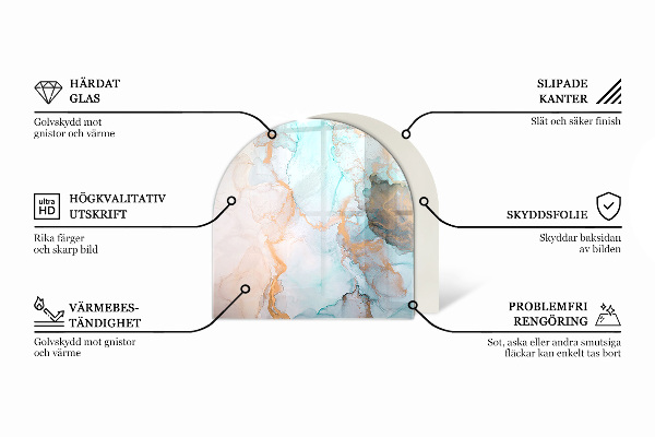 Podložka pod krb Dosky v rôznych odtieňoch
