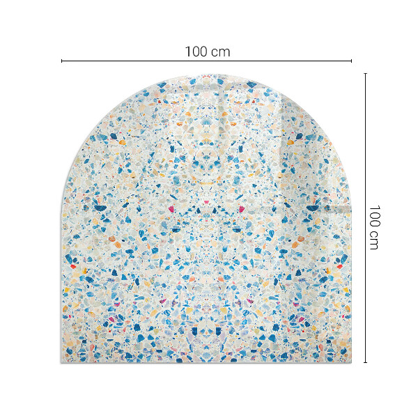 Podložka pod kachle Abstraktný textúrovaný vzor