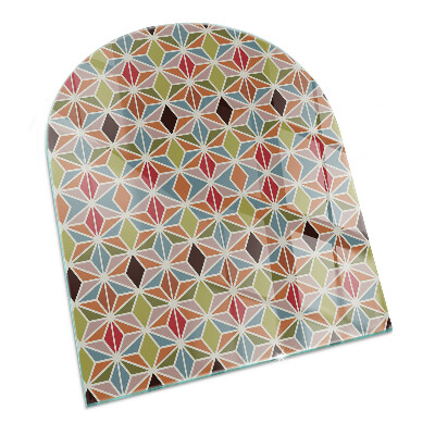 Podložka pod krb Polygonálne vzory v mriežke