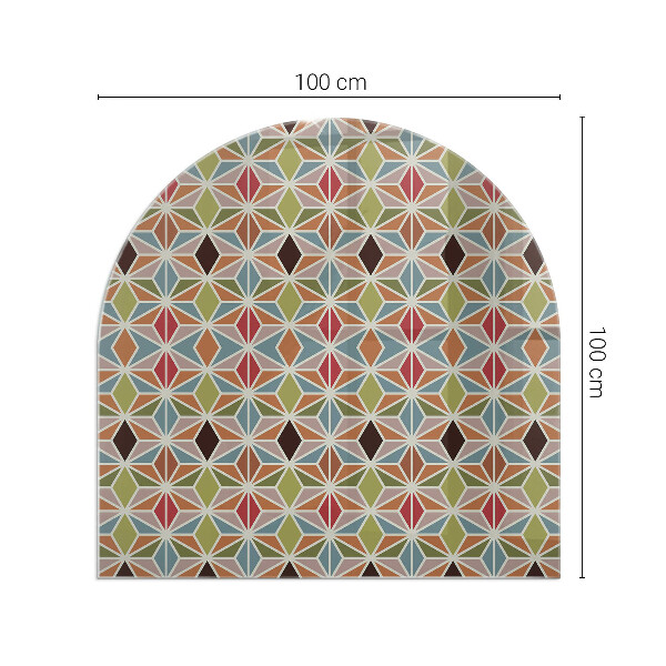 Podložka pod krb Polygonálne vzory v mriežke
