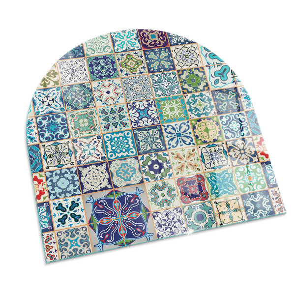 Sklo pod krb Mozaikové vzory na dlaždiciach