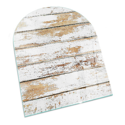 Sklo pod krb Poškodená drevená doska