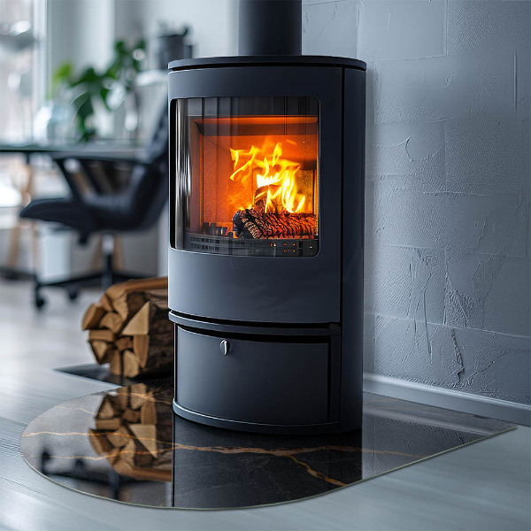 Sklo pod krb Elegantný mramor s žilami