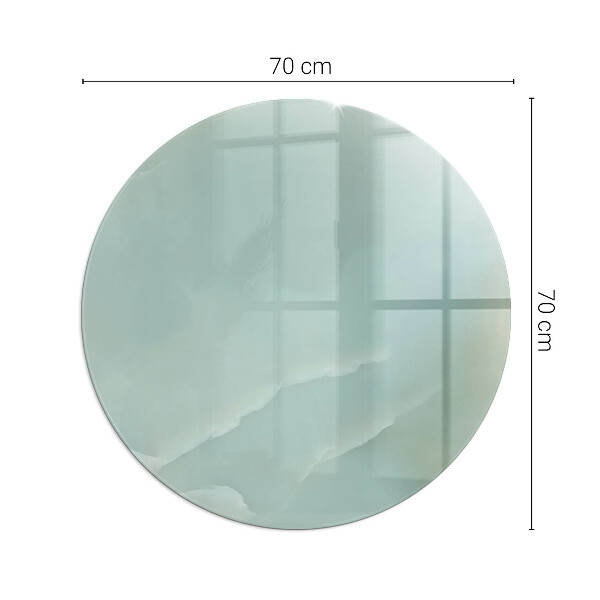 Okrúhla podložka pod krbové kachle Jemný mramorový vzor