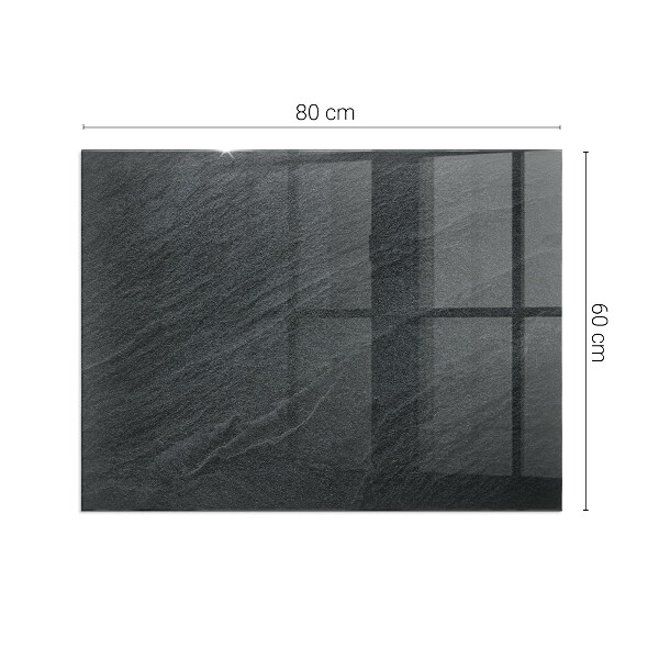 Obdĺžniková sklenená podložka pod krb Textúra prírodného kameňa