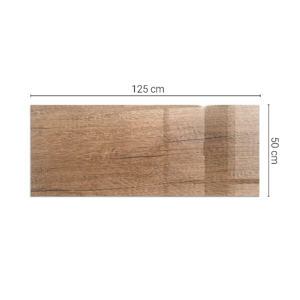 Obdĺžniková podložka pod krb Vzor prírodného dreva