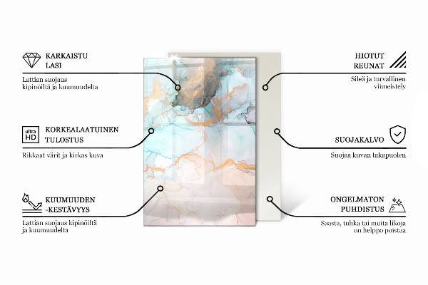 Obdĺžniková podložka pod krb Betónová textúra s efektom
